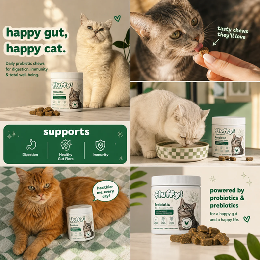 Fluffy Gut Probiotic Chews