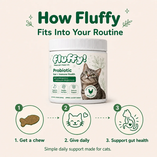 Fluffy Gut Probiotic Chews
