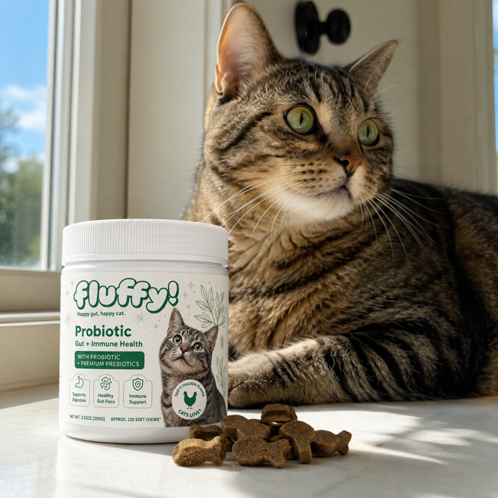 Over half of indoor cats are